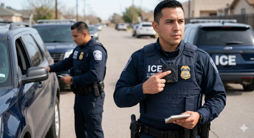 Trump immigration agents body cameras, Immigration agents body cameras, Trump, ICE body cameras, QuéOnnda