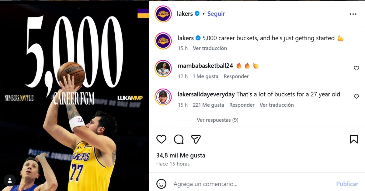 NBA resultados, Lakers