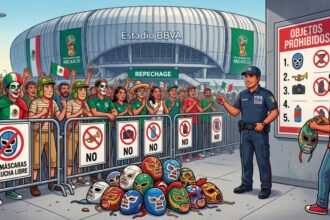 Objetos prohibidos Mundial 2026 México, Objetos prohibidos Mundial, Mundial 2026, QuéOnnda