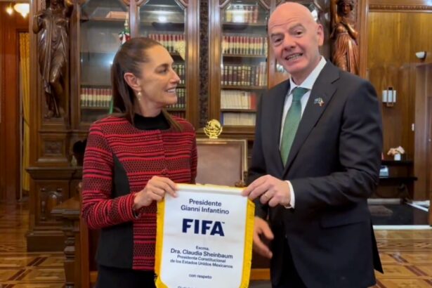 Sheinbaum Infantino inauguración Mundial, Sheinbaum, Infantino, inauguración Mundial, Mundial 2026, QuéOnnda