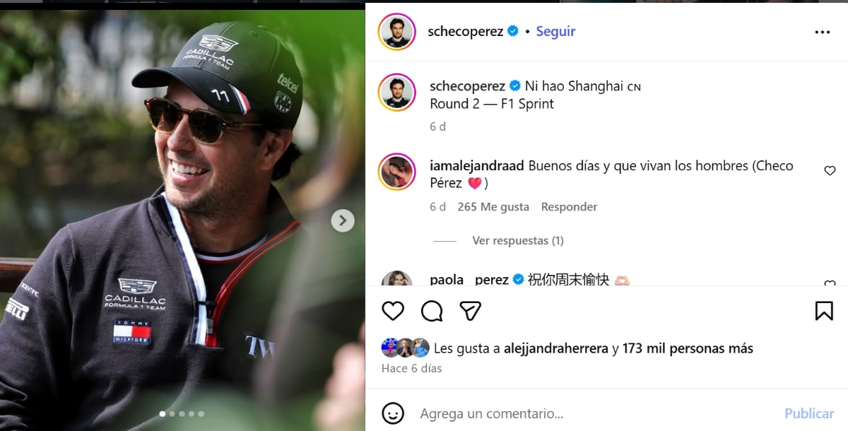 Checo Pérez Cadillac F1