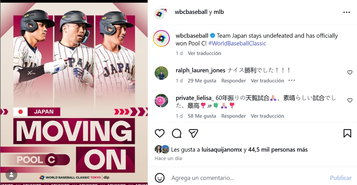 Clásico Mundial Corea del Sur, Japón, 