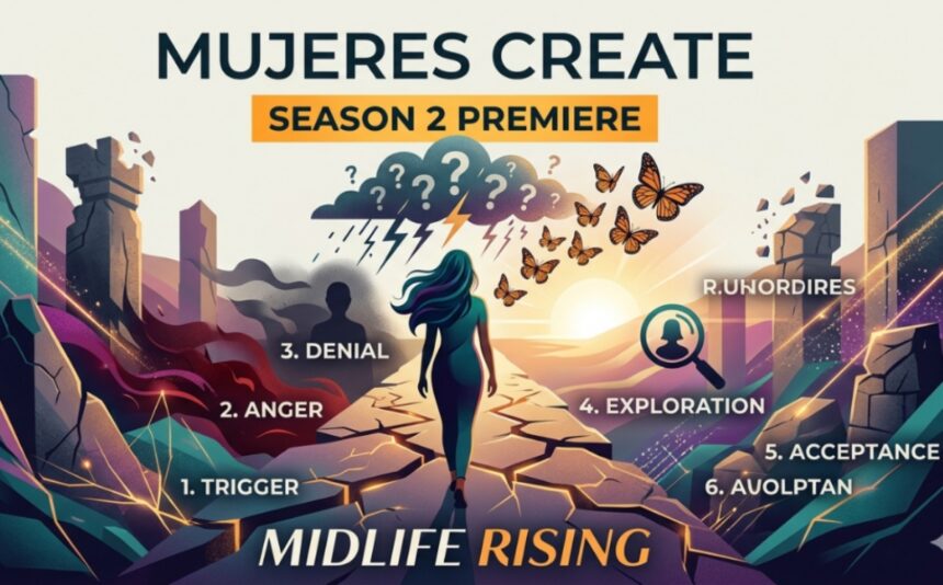 crisis mediana edad Mujeres Create, crisis mediana edad, Mujeres Create, podcast, QuéOnnda
