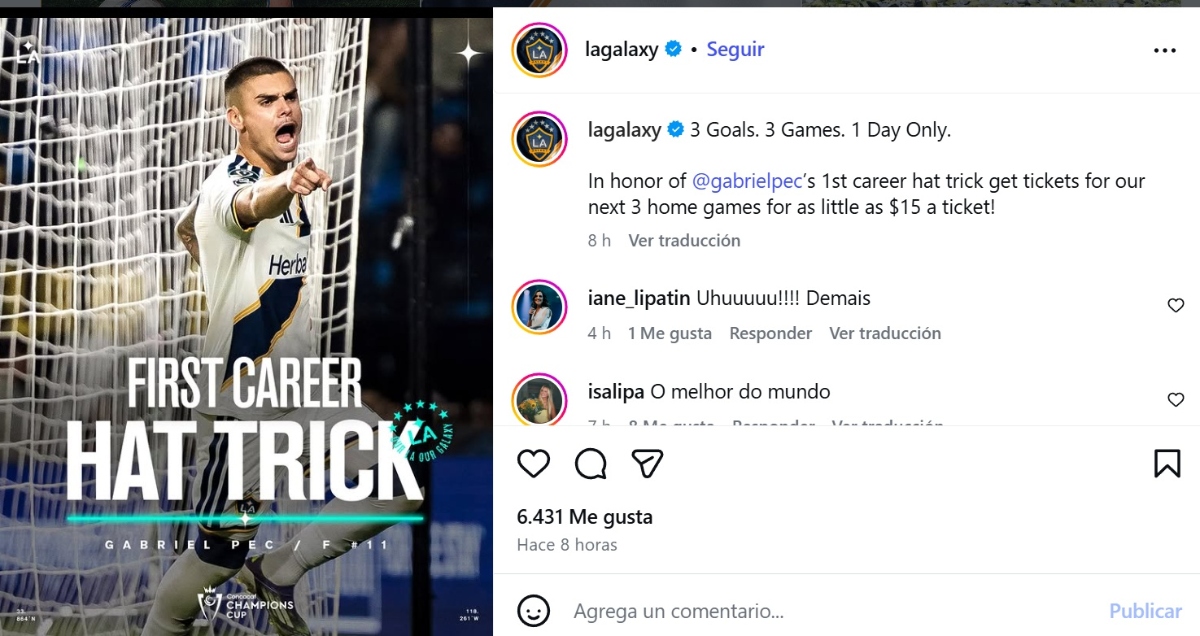 LA Galaxy Mount Pleasant