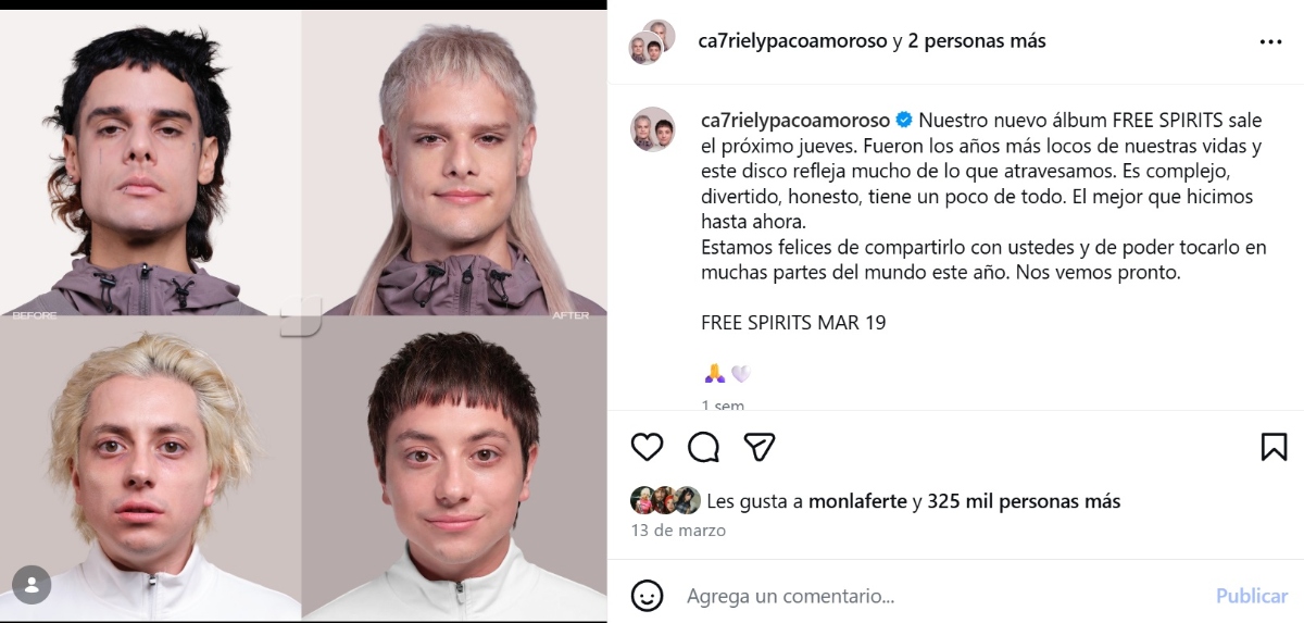 Ca7riel Paco Amoroso gira