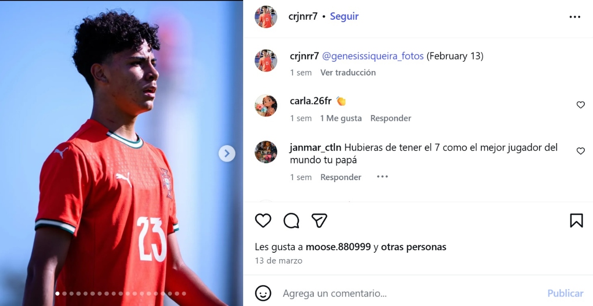 Cristiano Ronaldo Jr Real Madrid