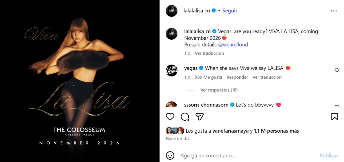 Lisa Blackpink Las Vegas 