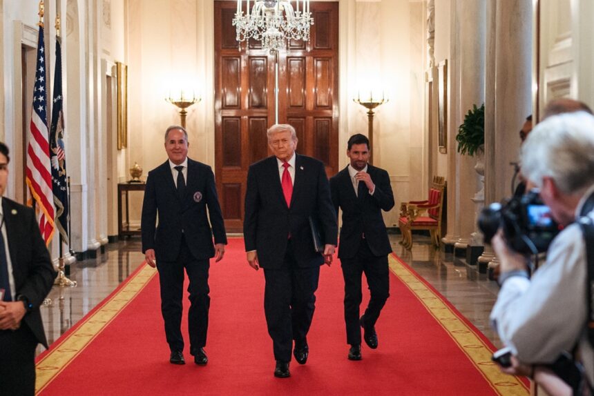 Trump Messi, Trump, Messi, Inter Miami, MLS, QuéOnnda