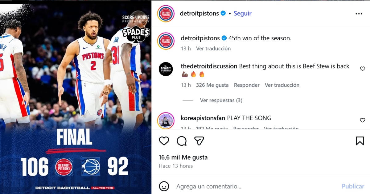 Detroit Pistons, Knicks Spurs