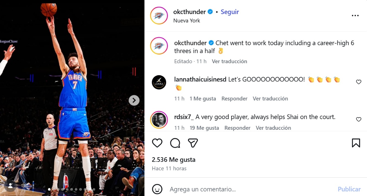 Oklahoma City Thunder Knicks