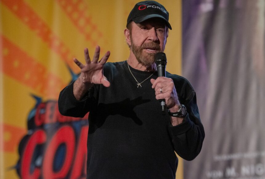 Chuck Norris was hospitalized