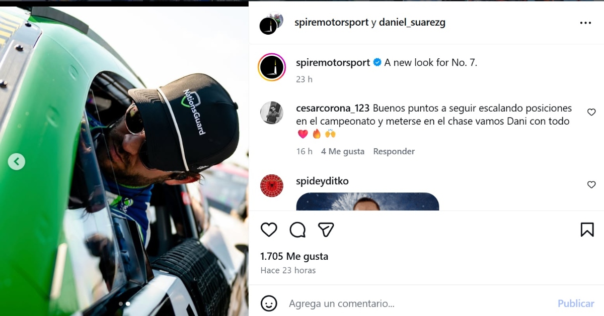 Daniel Suárez NASCAR 2026