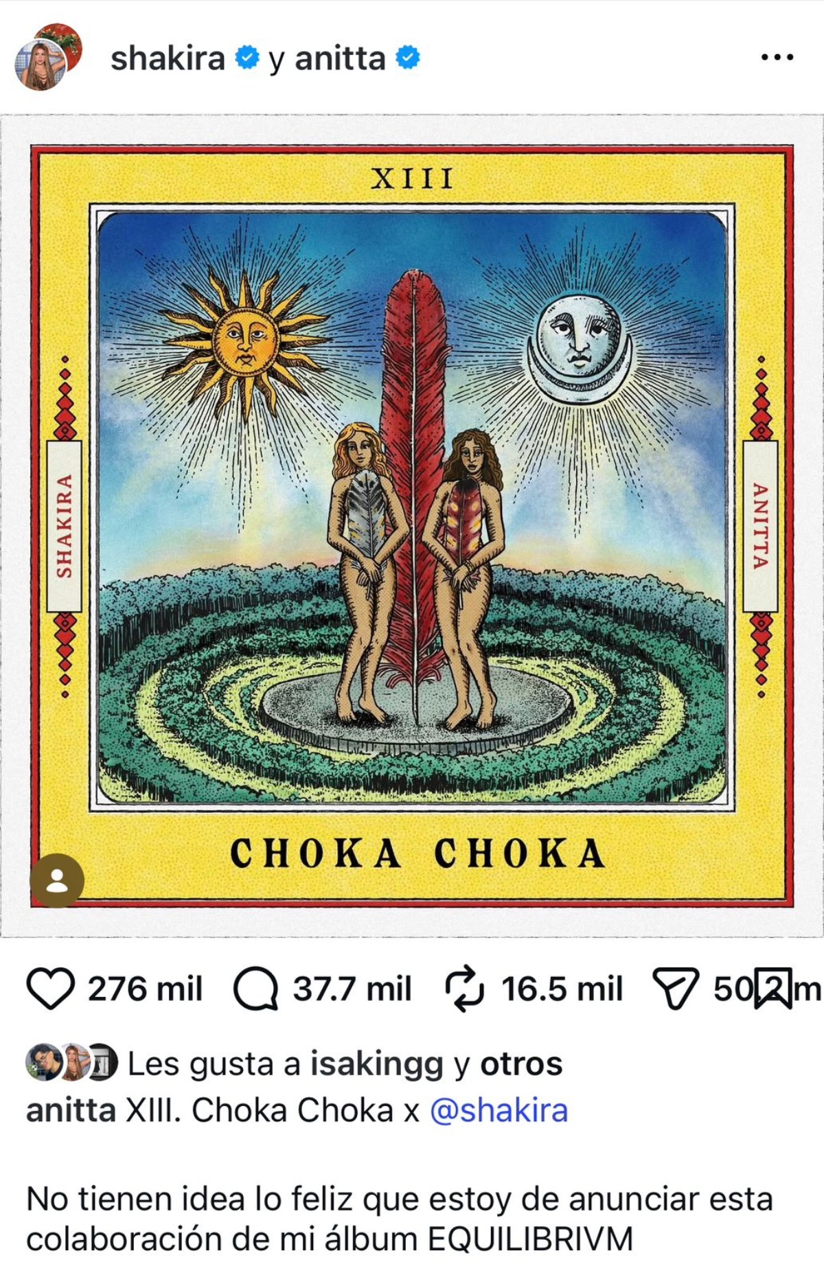 Shakira will have a song with Anitta