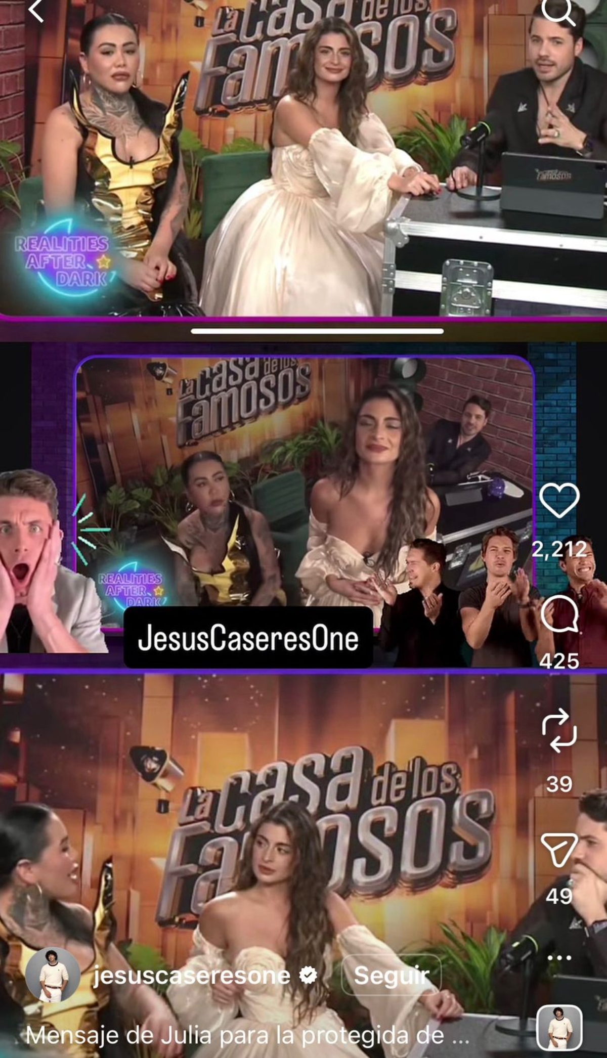 Julia Argüelles is eliminated from Casa de los Famosos