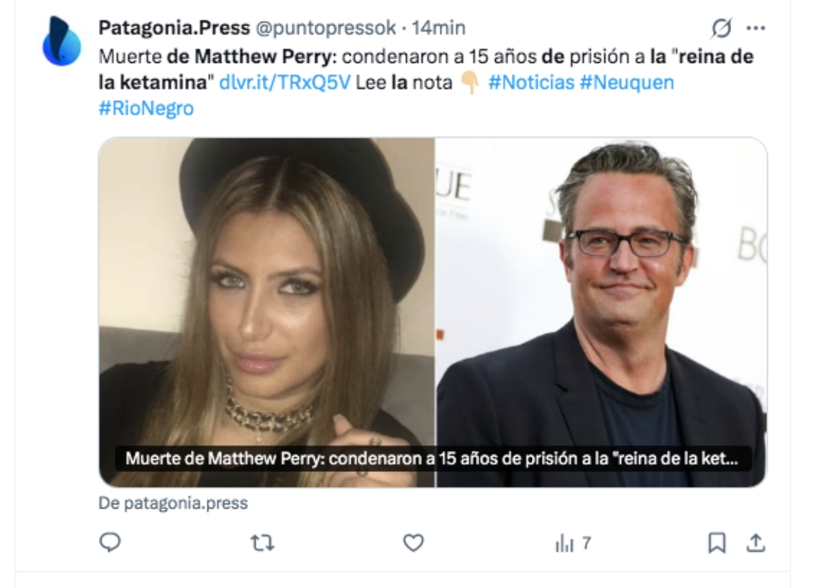 Matthew Perry sentenced to 