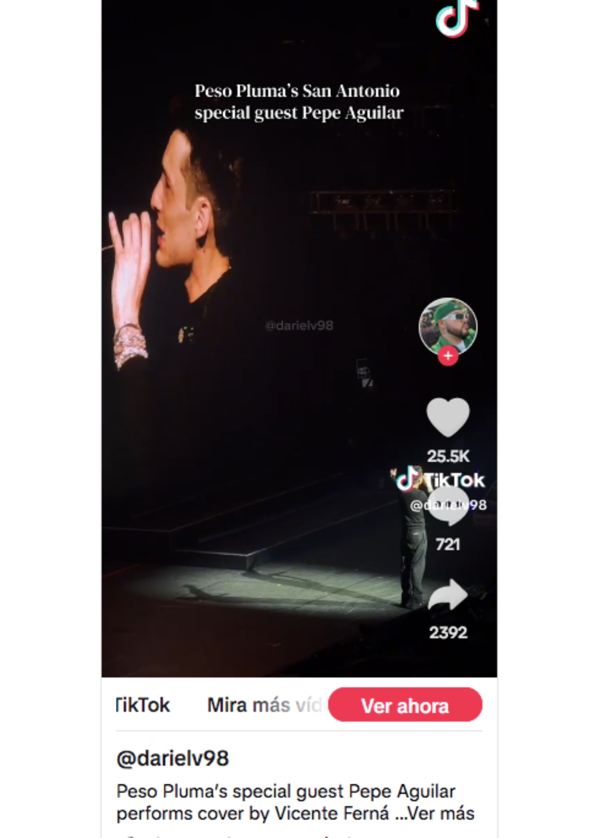Pepe Aguilar abucheado en show de Peso Pluma