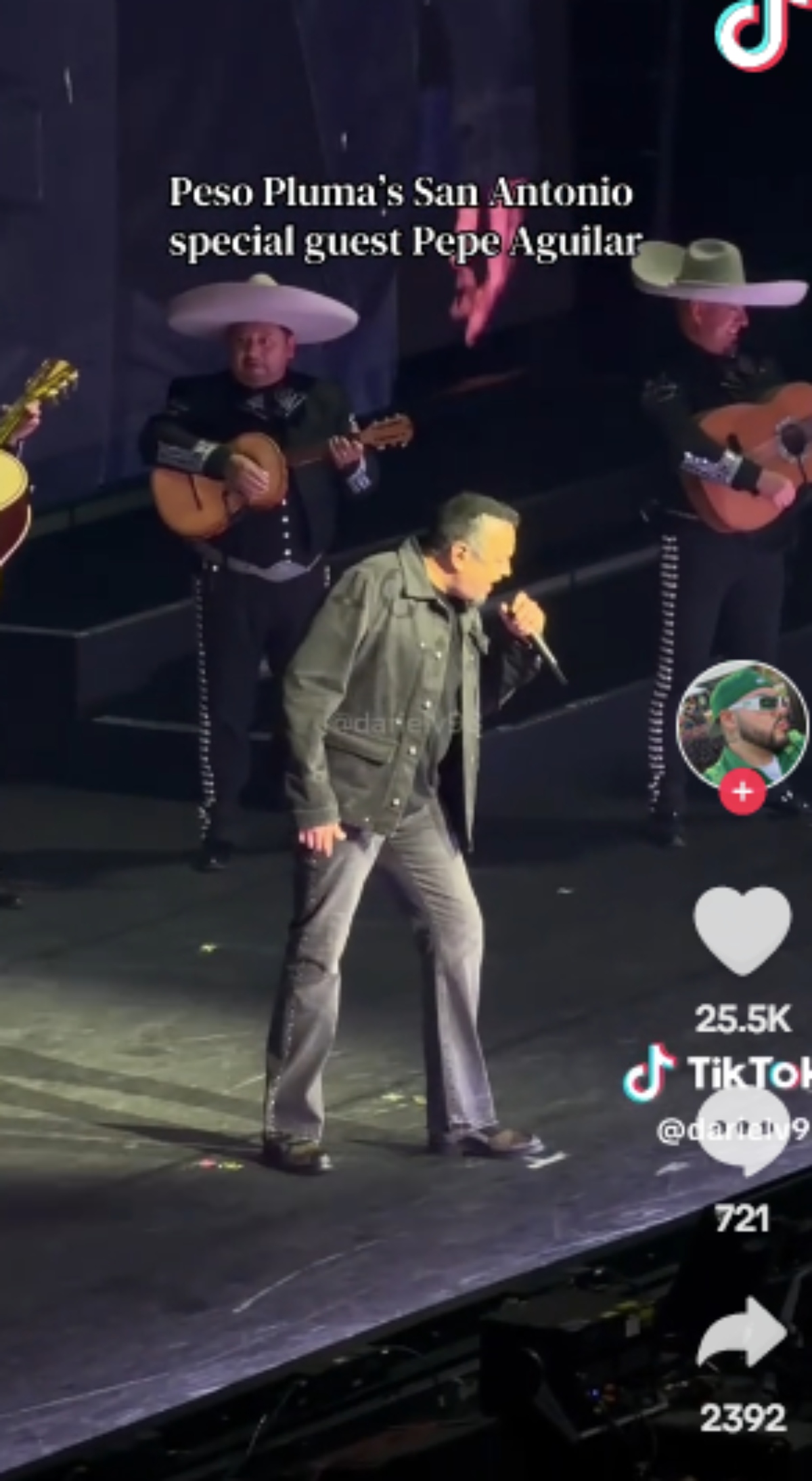Pepe Aguilar abucheado en show de Peso Pluma