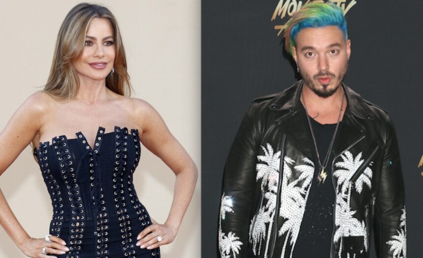 Sofía Vergara ayuda a J Balvin a anunciar su nuevo álbum