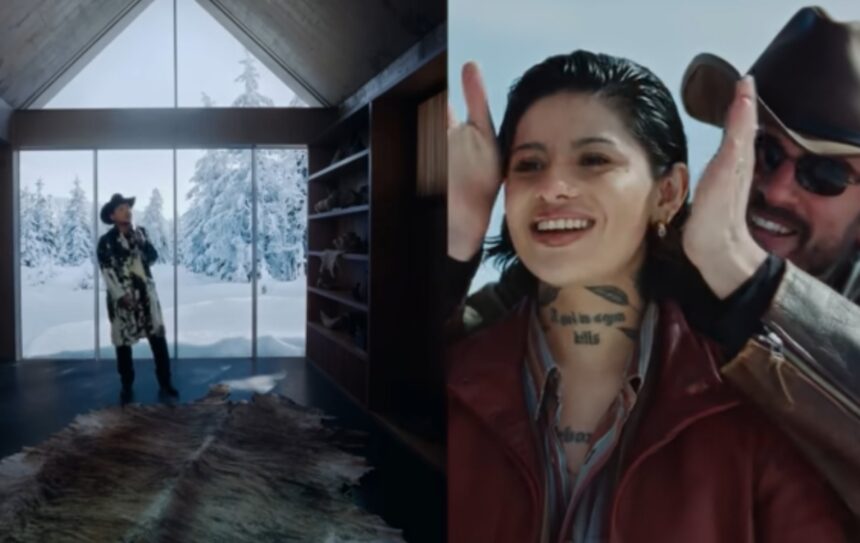 Christian Nodal video musical para Cazzu