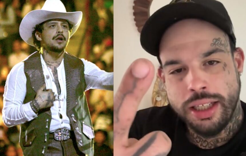 Emiliano Aguilar reta a pelea de box a Christian Nodal