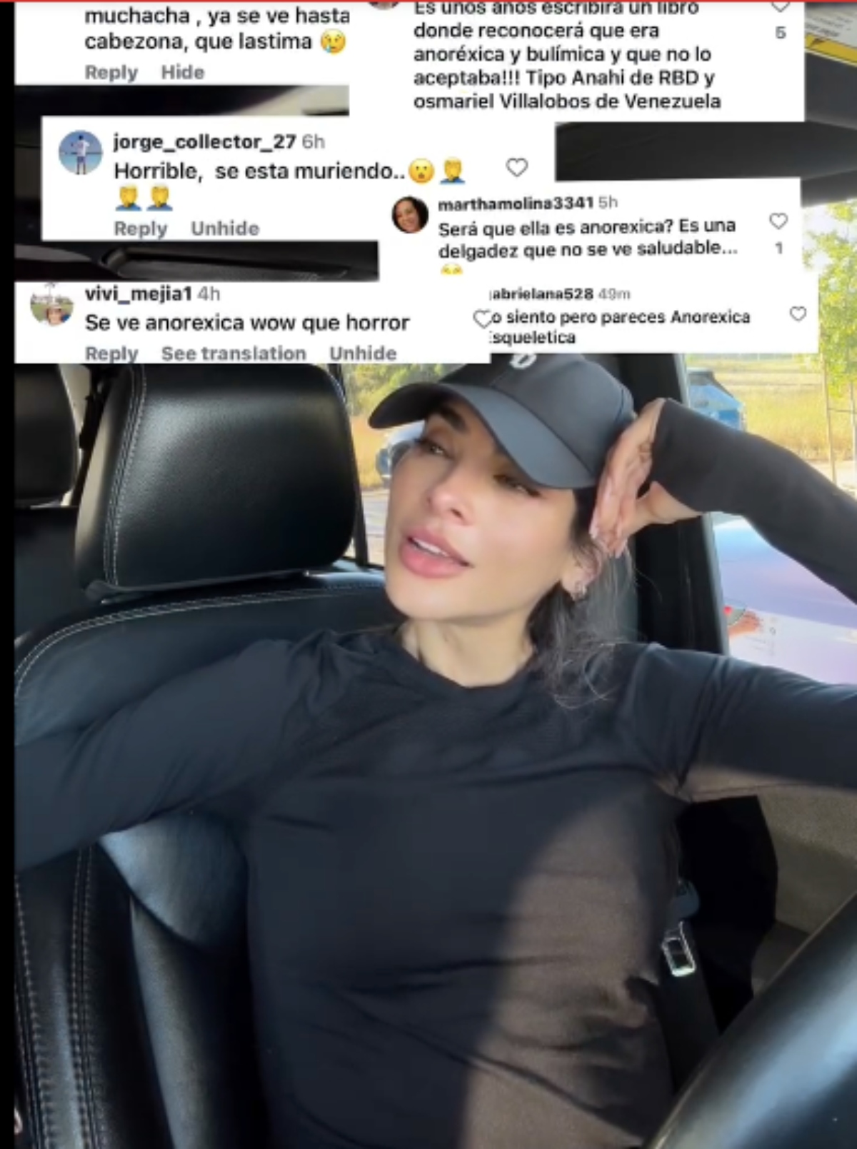 Alejandra Espinoza habla sobre su cuerpo delgado y las críticas