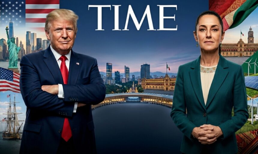 TIME 2026 most influential leaders, TIME, Trump, Sheinbaum, QuéOnnda