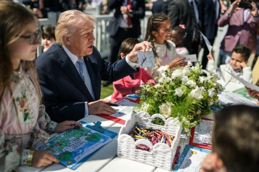 Easter Monday with the Trump family, Easter Monday, Trump, Melania Trump, Easter, QuéOnnda
