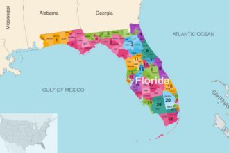 Nuevo mapa electoral Florida, mapa electoral, Florida, elecciones, QuéOnnda