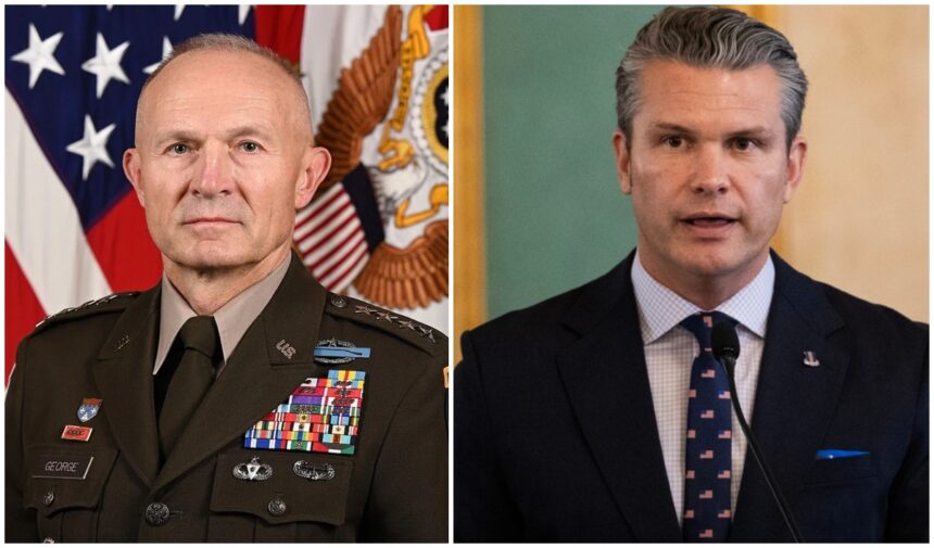destituyen a Randy George, Randy George, Pete Hegseth, Ejército EEUU, QuéOnnda