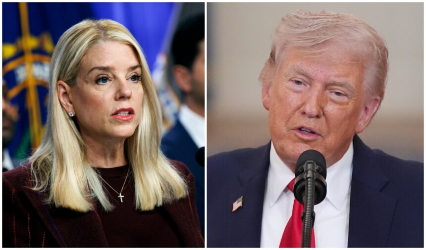 Trump destituye a Pam Bondi, Donald Trump, Pam Bondi, fiscal general, QuéOnnda
