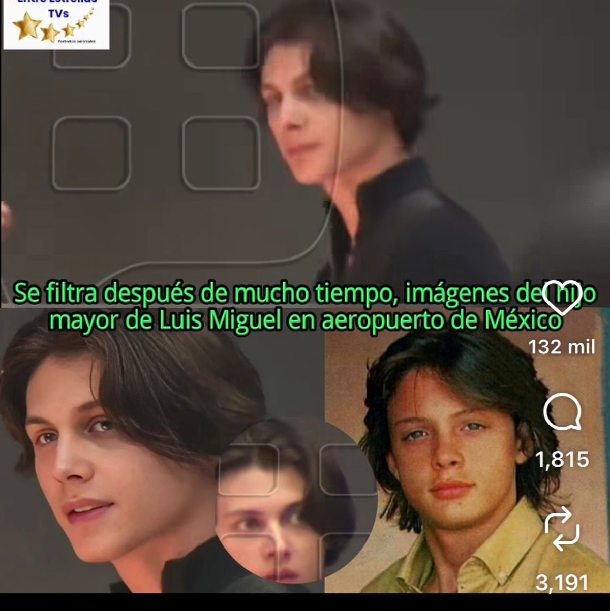 Luis Miguel's son in boyfriend with Fatima Bosch