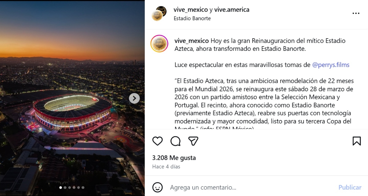 America Azteca Stadium return