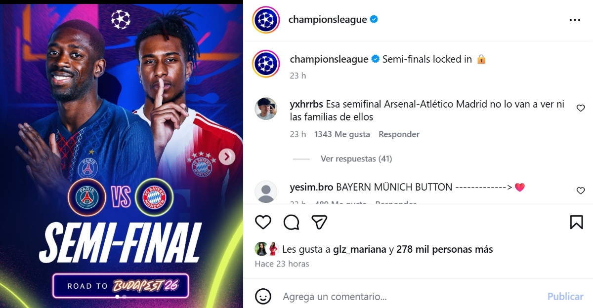 Champions League semifinales