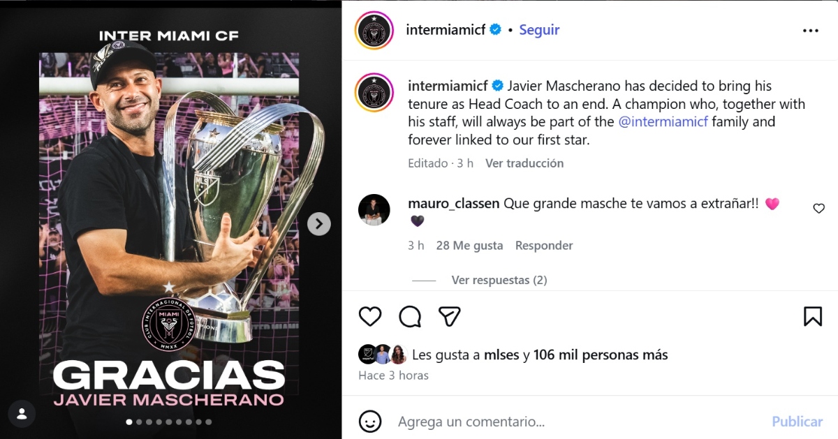 Mascherano Inter Miami