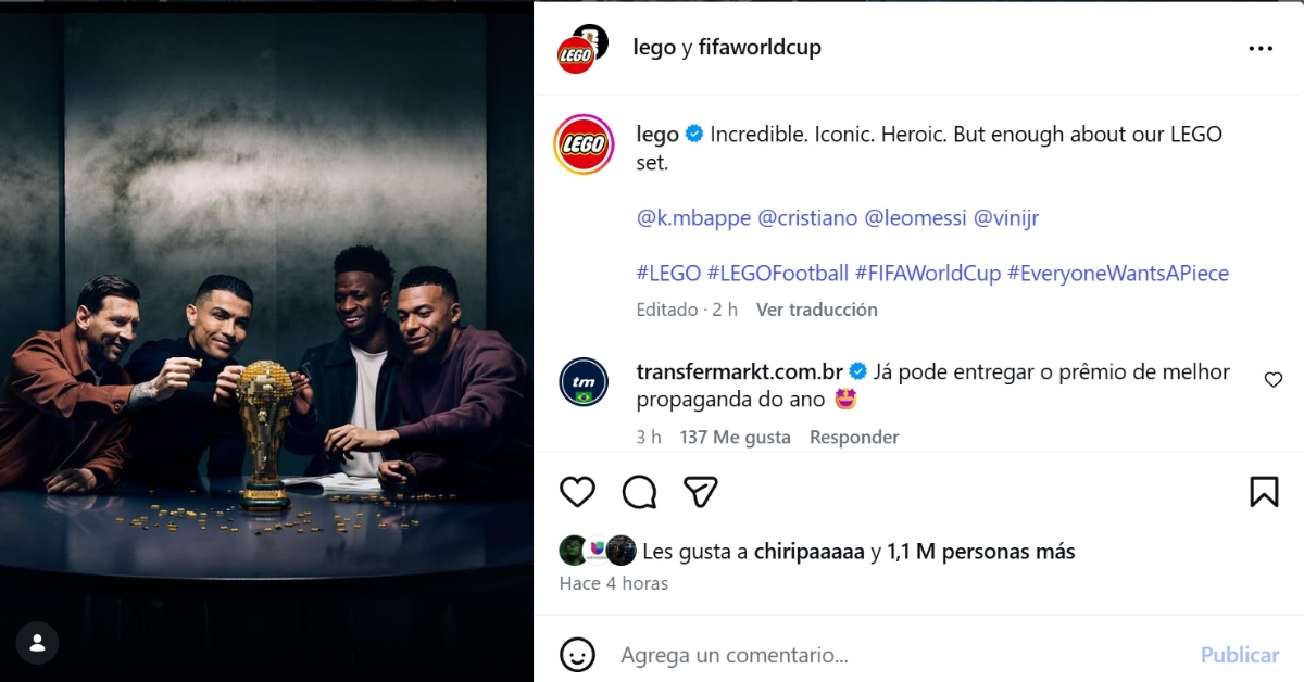 Messi Lego Mundial 2026 