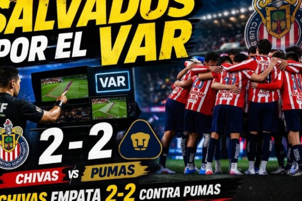 Chivas ayuda del VAR, Chivas, VAR, Los Jefes, Chivas vs Pumas, QuéOnnda TV