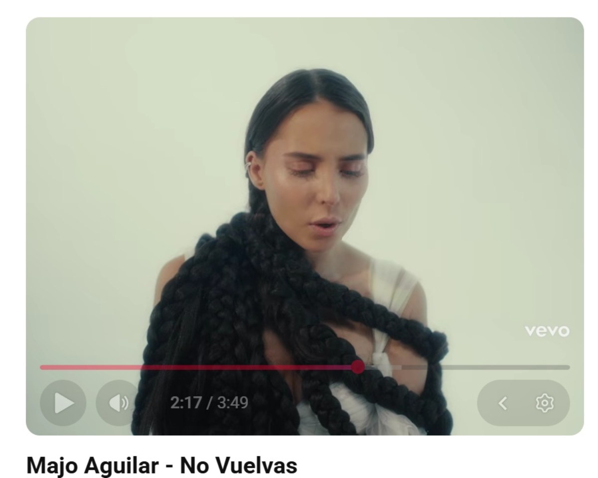 Majo Aguilar No Vuelvas