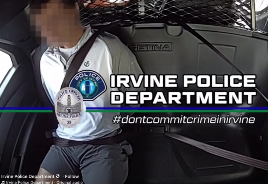 free gas arrest Irvine, gas station arrest, Irvine, California, QuéOnnda