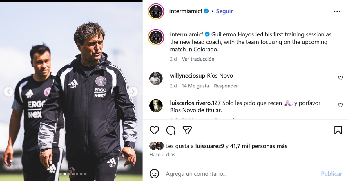 Inter Miami Mascherano, Guillermo Hoyos