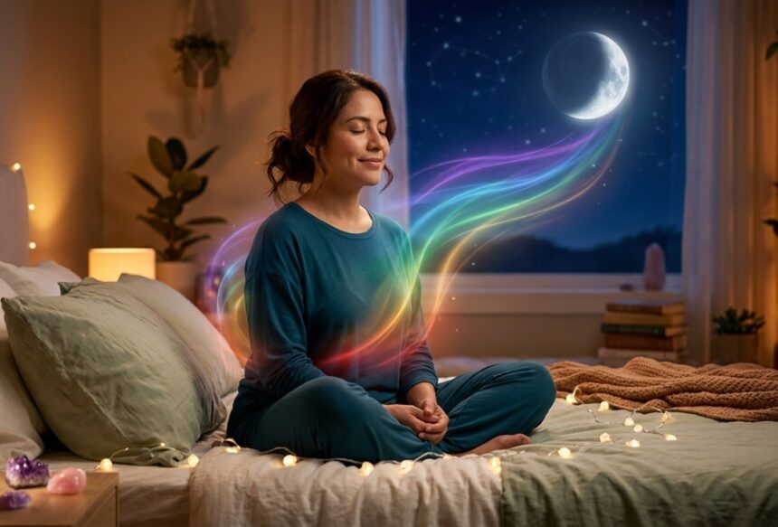 meditación guiada para dormir, meditación, Mujeres Create, QuéOnnda Podcasts