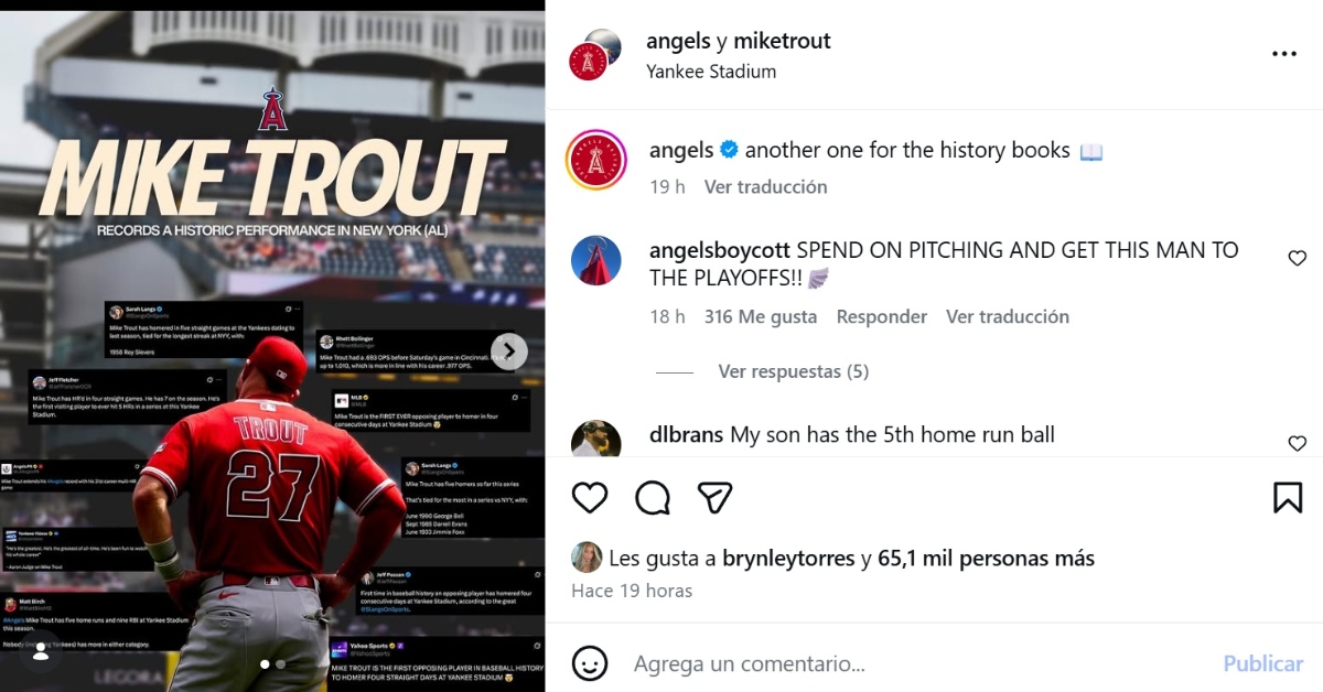 Mike Trout récord