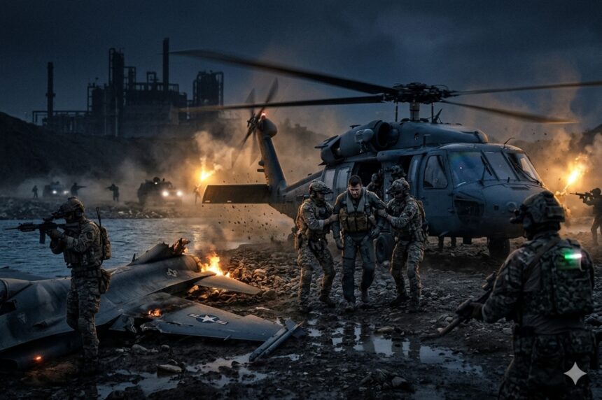 rescue mission Iran pilot, rescue mission, US pilot rescue in Iran, US soldier rescue operation, QuéOnnda