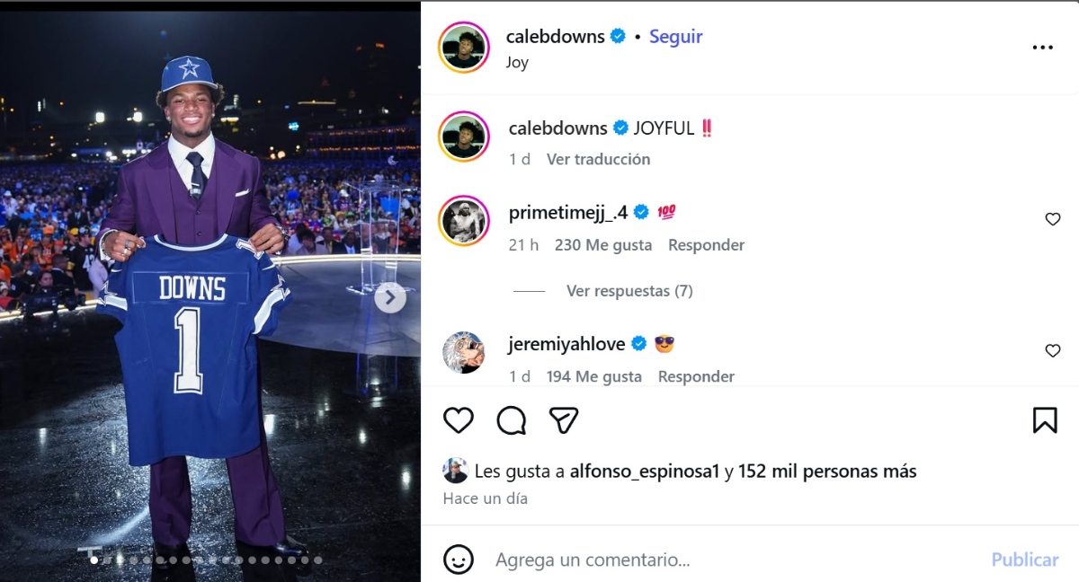 Caleb Downs, NFL Draft 2026