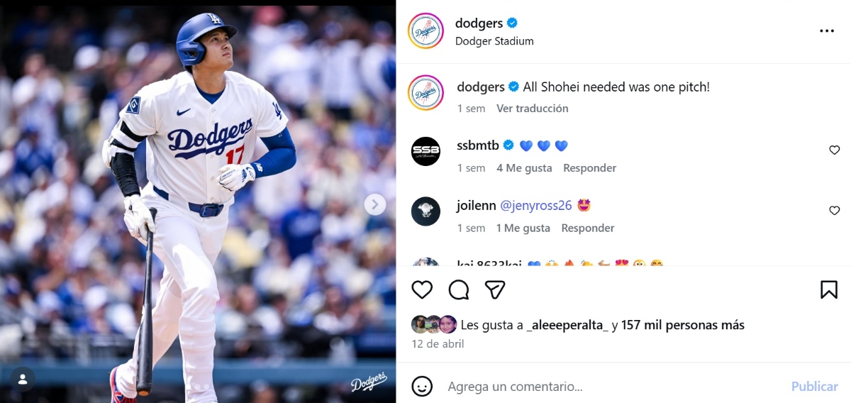 Shohei Ohtani Dodgers récord