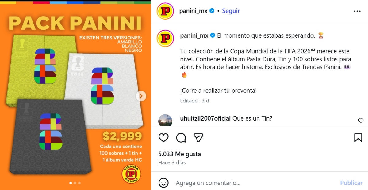 Panini album World Cup 2026