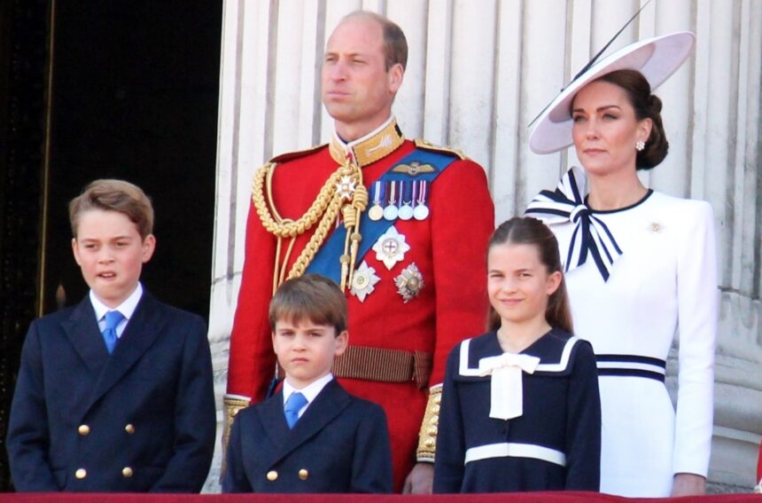 Los príncipes William y Kate Middleton inesperada foto hijo Louis