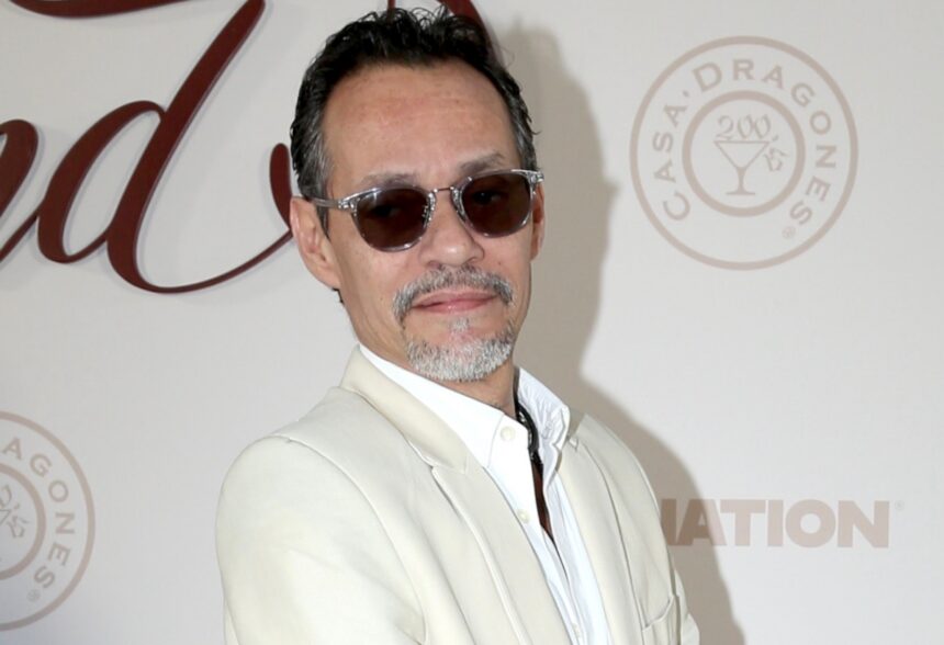 Marc Anthony protests cuts to U.S. health care system
