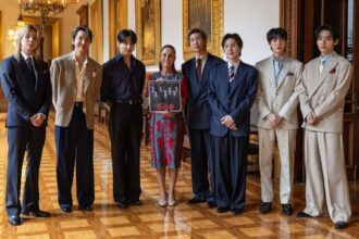 Detrás de cámaras de visita de BTS al Palacio Nacional de México