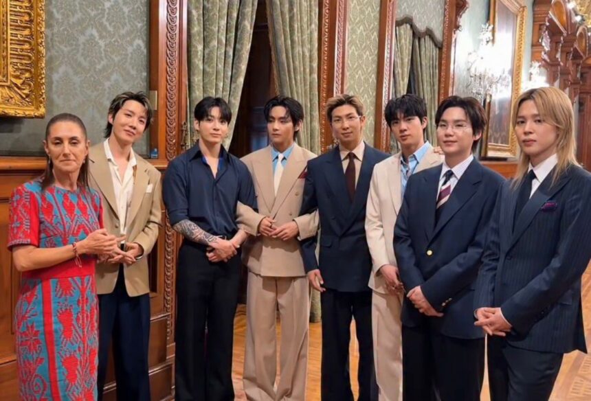 BTS showing details that no one saw about their visit to Mexico
