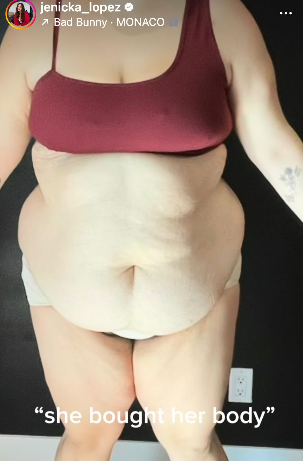 Jenicka Lopez daughter of Jenni Rivera shows off her new body